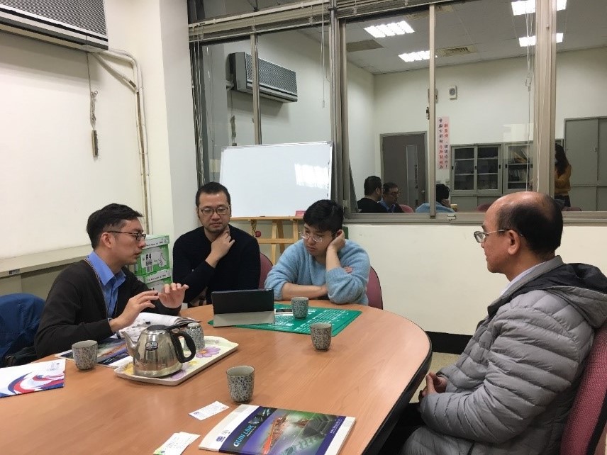 Meeting with Mr Huang and his HR manager