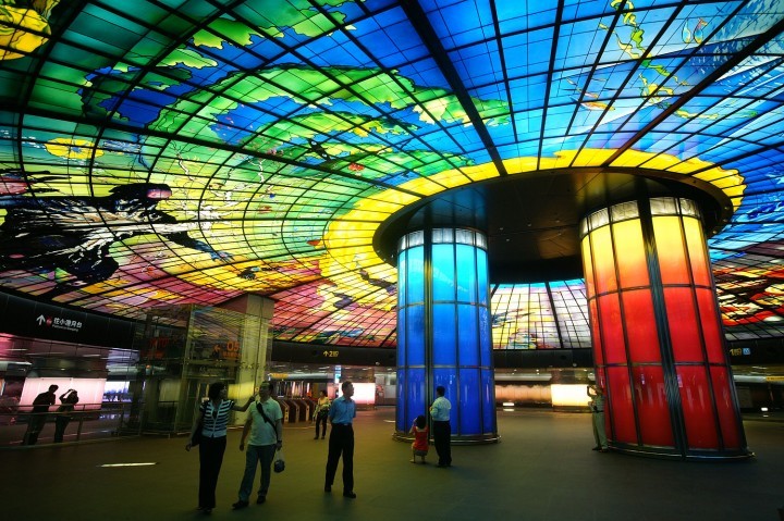 Metro Stations look like this