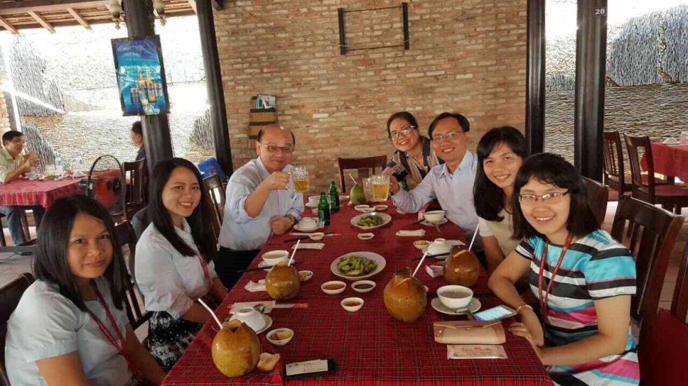 Lunch with Dean of Economics and International Business and its faculties